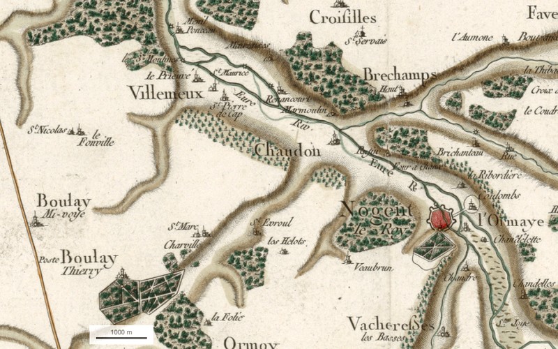 Carte de Cassini – Chaudon